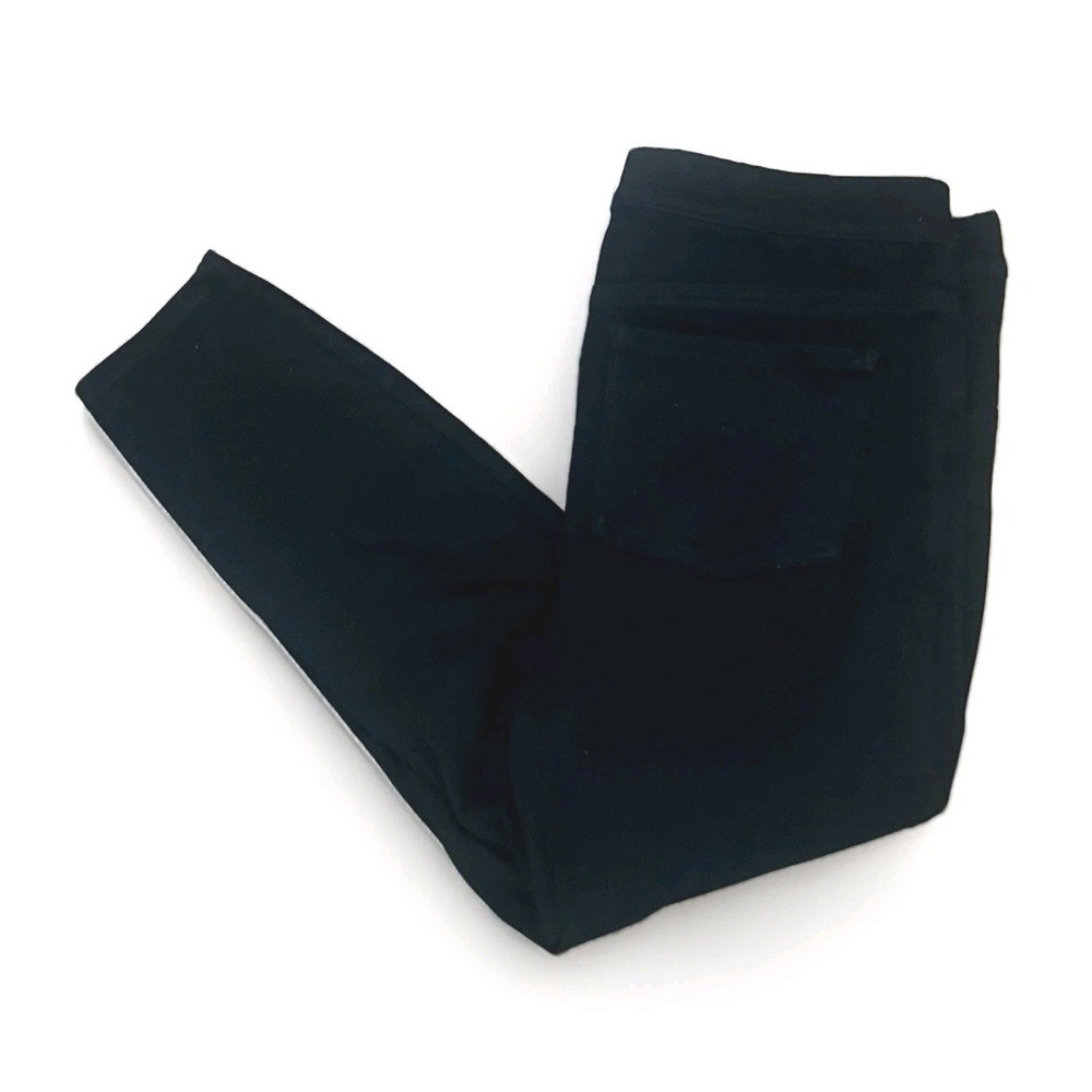 Spanx The Perfect Pant Womens XL Black Ankle Back Seam Ponte Pull On Stretchy